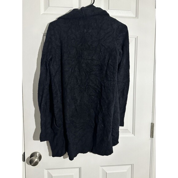 Women’s Barefoot Dreams Bamboo Chic Lite Calypso Wrap Cardigan Black size XS/S - Picture 4 of 4